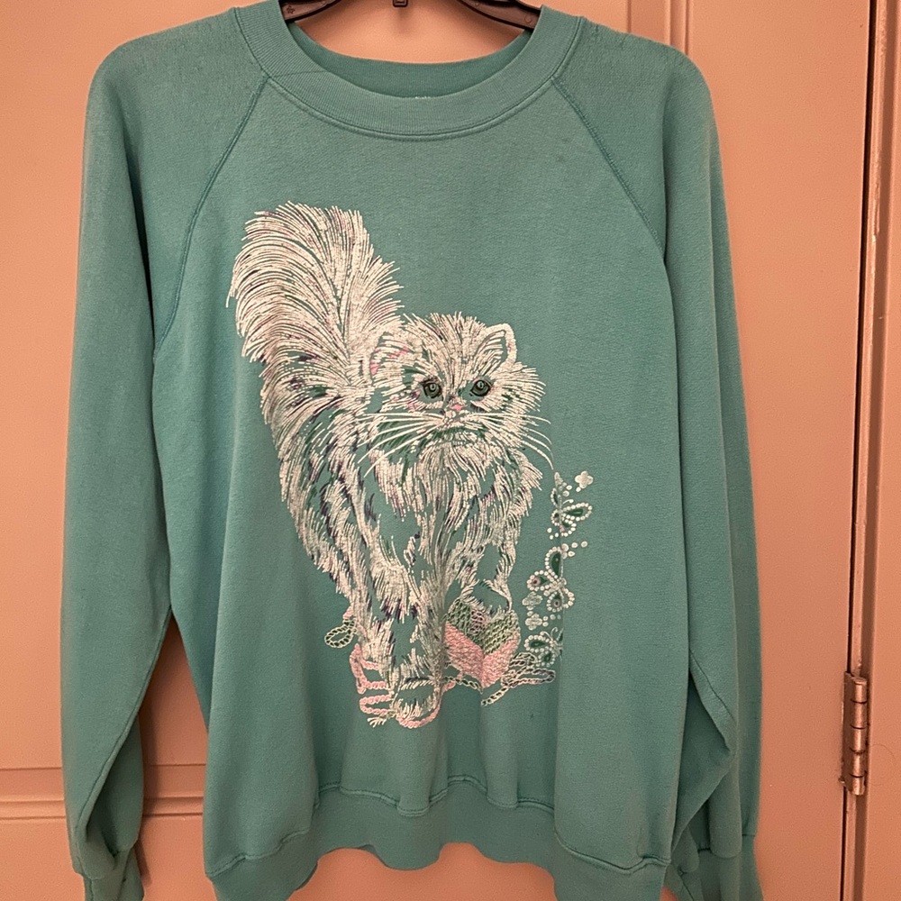 Vintage Cat Sweatshirt